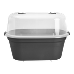 green basics balkon anzuchtset 55cm living schwarz